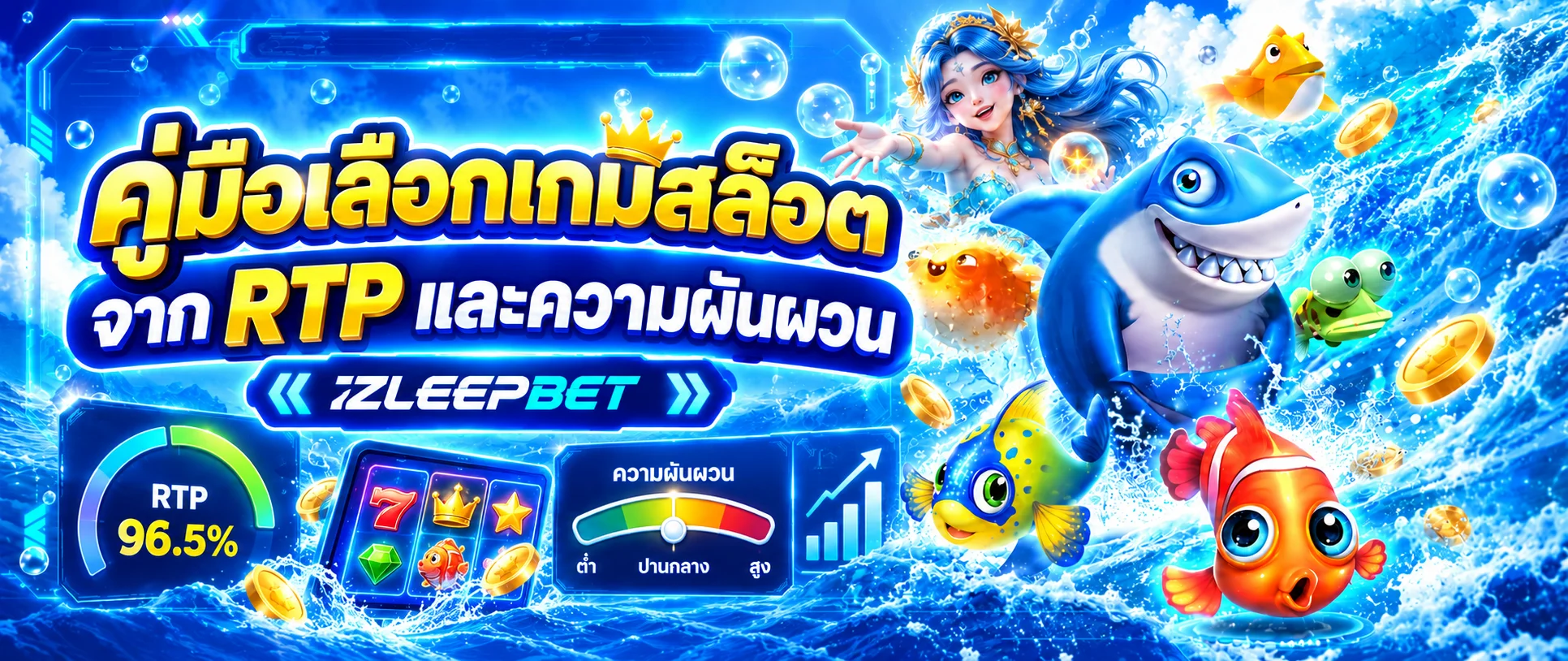 ZLEEPBET เลือกเกมสล็อตจาก RTP และความผันผวน